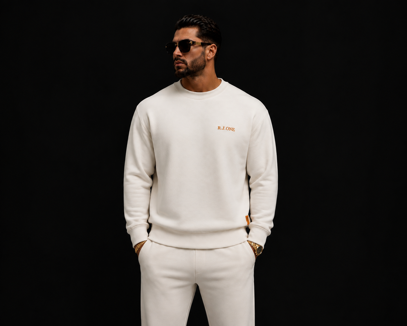 R.J.ONE Crewneck – Off White