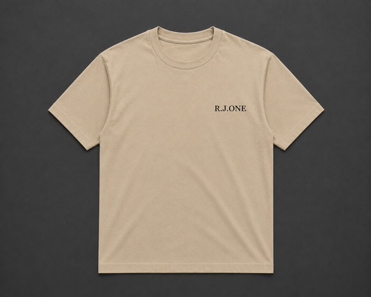 R.J.ONE T-Shirt – Beige