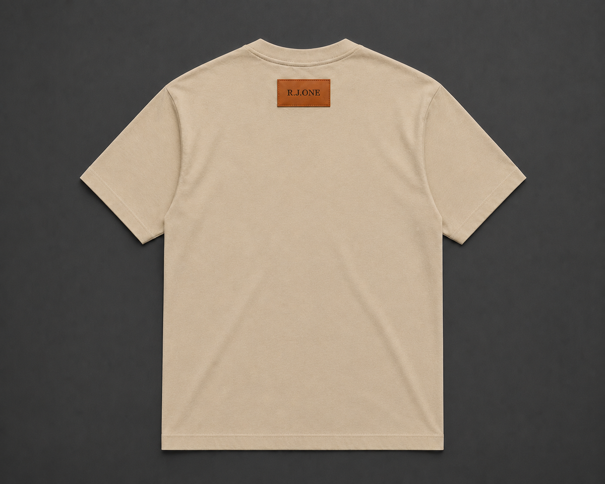 R.J.ONE T-Shirt – Beige